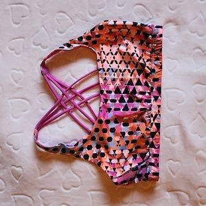 Victoria’s Secret bralette sports bra criss cross Racerback size Large